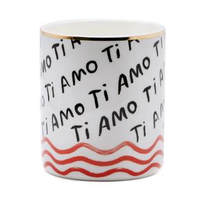 Ti Amo фарфоровая ароматическая свеча