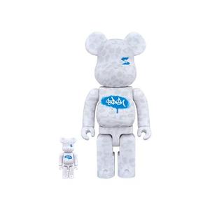 Фигурки BE@RBRICK x STASH 100% и 400% Набор 'Белый/Синий'