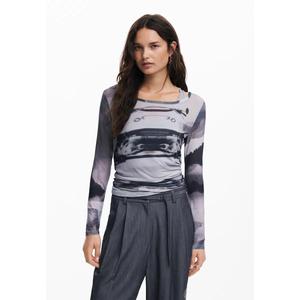Футболка Desigual Woman с принтом автомобиля.