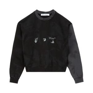 Свитеры Off-White Tie Dye Over Crew 'Black'