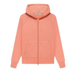 Толстовки на молнии Fear of God Essentials Full Zip Hoodie 'Coral'