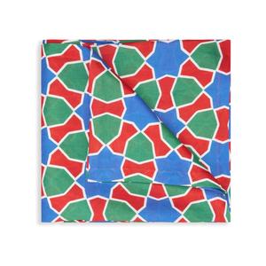 Льняная скатерть Tiles