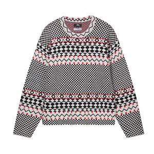 Свитеры Stussy Jacquard Knit Crew 'Черный'