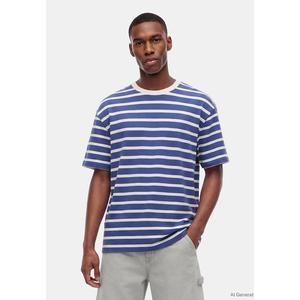 Футболка свободного кроя с полоской и логотипом - Tommy Jeans