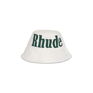 Шляпы Rhude Logo Bucket Hat 'Off White/Green'
