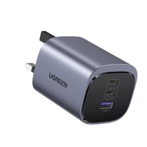 UGreen Nexode 65W 3-портовый 1A-2C PD GaN быстрый зарядный блок