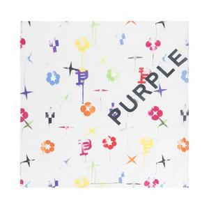 Шарфы PURPLE BRAND Printed Bandana 'White'