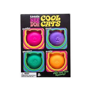Игрушки и наборы для игр NeeDoh Teenie Cool Cat 4-Pack Squishy Fidget Toy 'Multicolor'