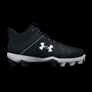 Бутсы Under Armour Leadoff Low Mid GS 'Black White'