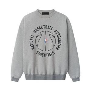 Свитшоты Fear of God Essentials NBA x Barkley Hendricks 90s Crewneck 'Бетонный Хизер'