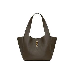 Сумки-тоуты Saint Laurent Bea Tote Bag 'Светлый мускус'