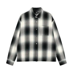 Рубашки на пуговицах Stussy Loose Weave Plaid Shirt 'Серый'
