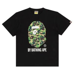 Футболки с коротким рукавом BAPE ABC Camo By Bathing Ape Tee 'Black/Green'