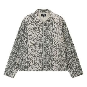 Куртки Stussy Leopard Mesh Zip Jacket 'Bone'