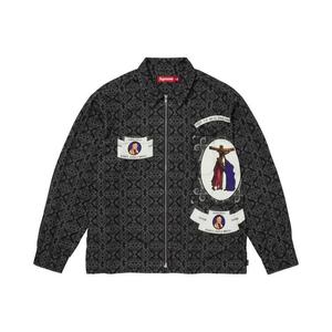 Фланелевые рубашки Supreme Devotion Flannel Zip Up Shirt 'Black'