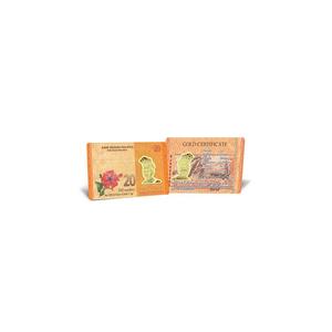 5G Gold Collection 999.9/24K Золотой слиток серии Malaysian Ringgit (1 г)