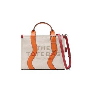 Сумки-тоут Marc Jacobs Wavy Canvas Medium Tote Bag 'Бежевый/Оранжевый'