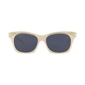 Солнцезащитные очки Gucci Cat Eye 'Слоновая Кость/Синий'