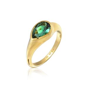 Кольцо Signet Trend Кварц Драгоценный камень Золотое покрытие