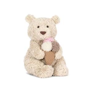 Мягкие игрушки Jellycat Oatus Bear With Ice Cream Plush (NYC Exclusive)
