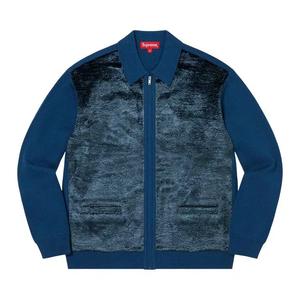 Кардиганы Supreme Faux Fur Zip Up Cardigan 'Blue'