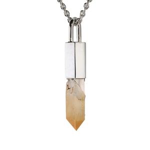 Серебряное колье Talisman с кварцем