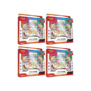 Коллекционные карточки Pokémon Mega Evolution: First Partner Illustration Collection Series 2 4x Lot
