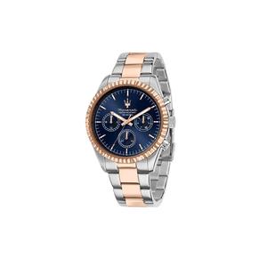 【2 года гарантии】 Maserati Competizione 43mm Мужские кварцевые часы с люминесцентным циферблатом и стрелками R8853100040