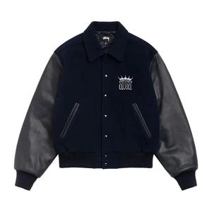 Варсити-куртки Stussy King Varsity Jacket 'Navy'