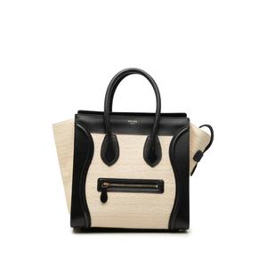 2014 Mini Bicolor Canvas and Leather Luggage сумка-тоут