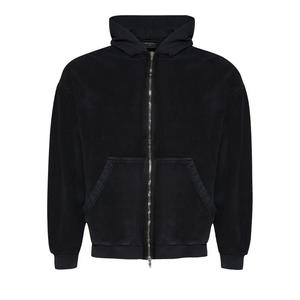 Толстовки на молнии Balenciaga Inside Out Zip-Up Hoodie «Faded Black»