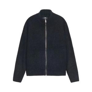 Свитеры Stussy Full Zip Brushed Merino Sweater 'Black'