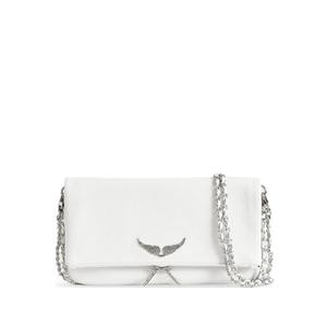 Клатч Rockstud из зернистой кожи