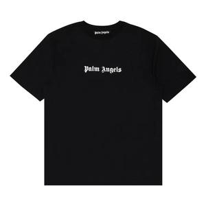 Футболки с коротким рукавом Palm Angels Logo Slim Tee 'Black'