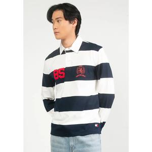 Свободное регбийное поло в полоску - Tommy Jeans