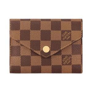 Кошельки Louis Vuitton Victorine Wallet 'Brown Damier Ebene Canvas'