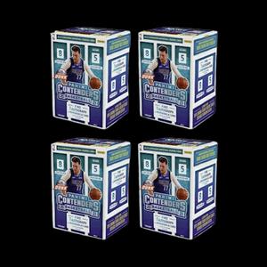 Спортивные карточки 2020-21 Panini Contenders Basketball Blaster Box 4x Lot