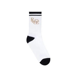 Носки и колготки Rhude Scribble Logo Socks 'Белый'