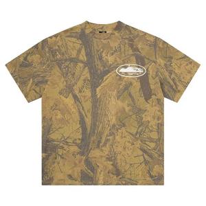 Футболки Corteiz Island Puff Print Tee 'Forest Camo'