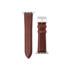 Ремешок для умных часов 22 мм - St Mawes Silver Leather Strap для Apple Watch Ultra 49 мм