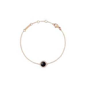 Браслет Audrey Black Agathe Rose Gold — унисекс-браслет для женщин и мужчин из нержавеющей стали, официальный оригинал DW