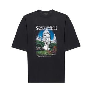 Футболки Balenciaga Sacré Cœur T-Shirt 'Black'