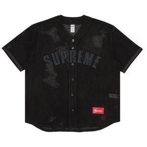 Джерси Supreme Ultrasuede Mesh Baseball Jersey 'Black'