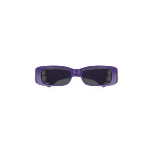 Balenciaga Rectangular Sunglasses 'Фиолетовый/Золотой/Серый'