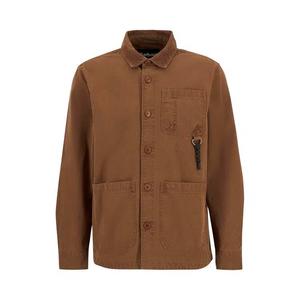 Рубашка Barbour Bowland Garment Dyed Overshirt 'Умбра'