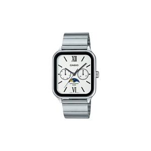Мужские хронографы Moon Phase MTP-M305D-7A2V Серебряный стальной браслет