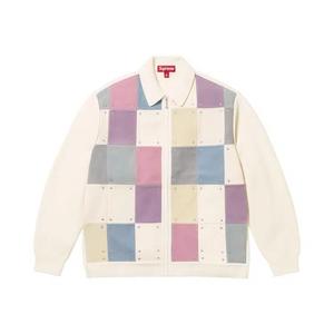 Кардиганы Supreme Studded Suede Zip Up Cardigan 'Multicolor'