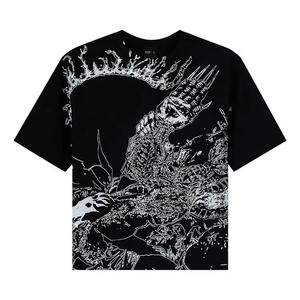 Футболки с коротким рукавом OVO x Marvel Wolverine Splash Page Tee «Black»