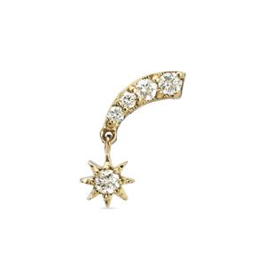 Серьги-гвоздики Starburst из желтого золота с бриллиантами