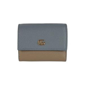 Бифолды Gucci GG Marmont Mini Wallet 'Foggy Grey/Rocky'